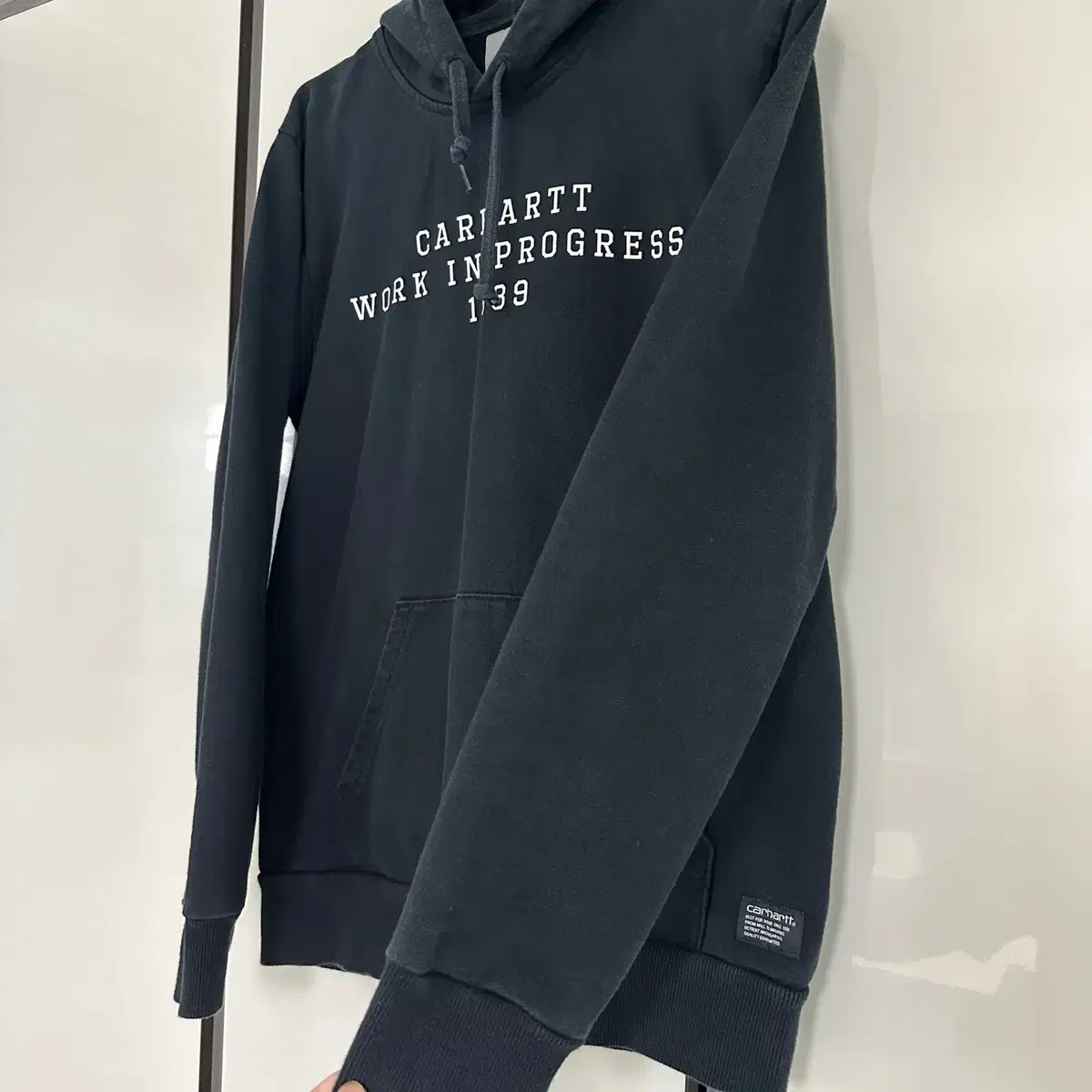 칼하트 워크인프로그레스 후드티 블랙 S사이즈 CARHARTT