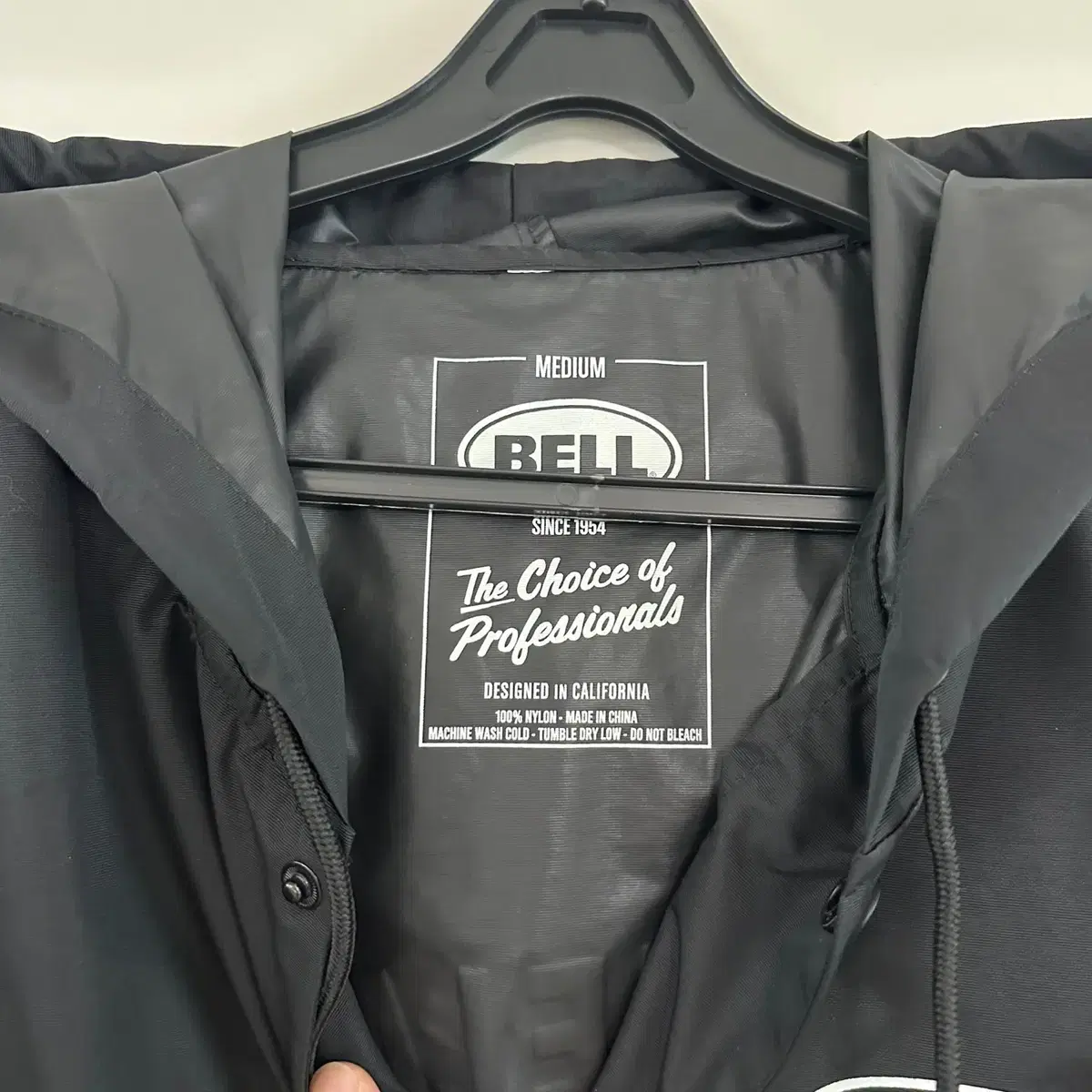 벨 후드 코치자켓 M사이즈 블랙 새상품 판매합니다  BELL JACKET