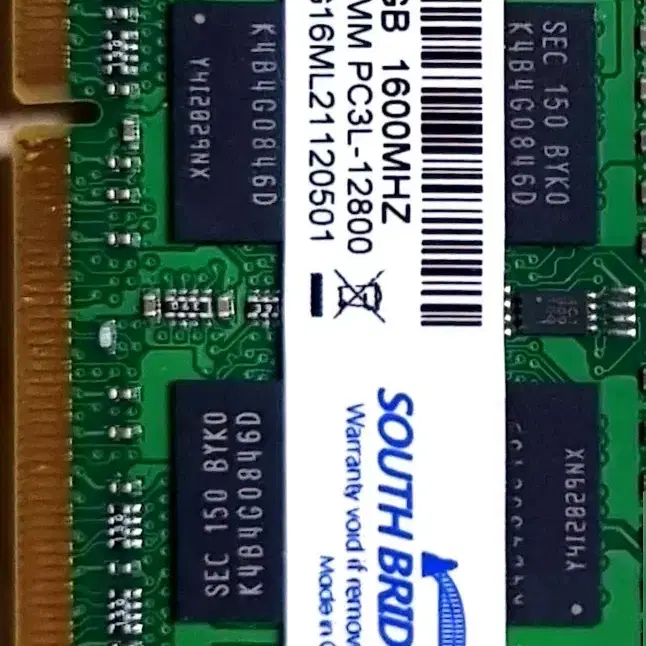 노트북용 DDR3 8GB 램