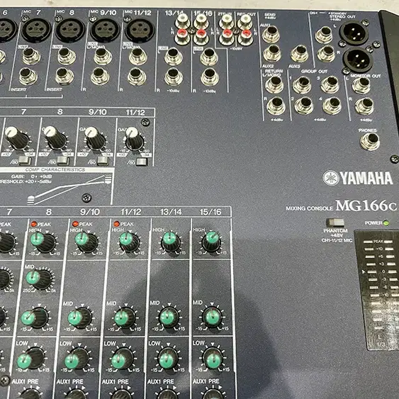 Yamaha 16채널 오디오 믹서 MG166C