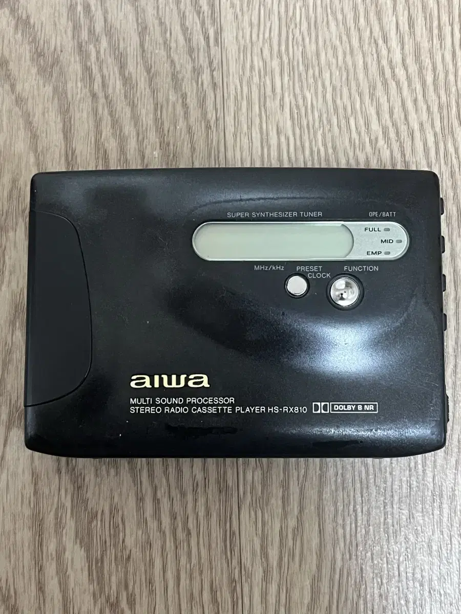 아이와 Aiwa Rx810 워크맨 카세트