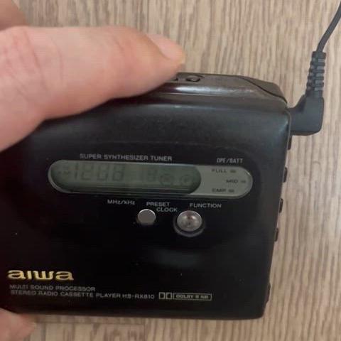 아이와 Aiwa Rx810 워크맨 카세트