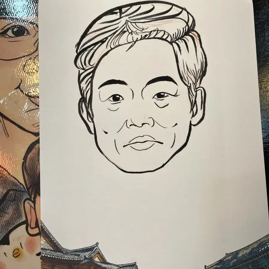 사진 보내 주시면 그림 그려드려요