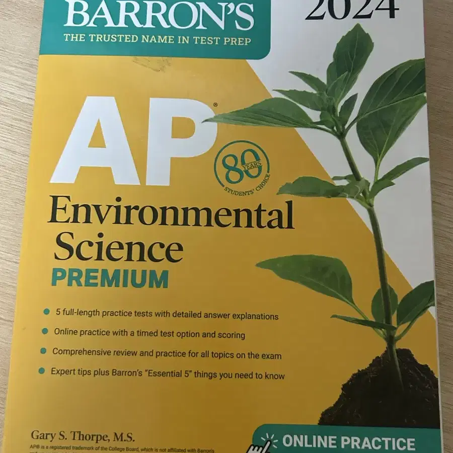 2024 Barrons Ap Environmental science