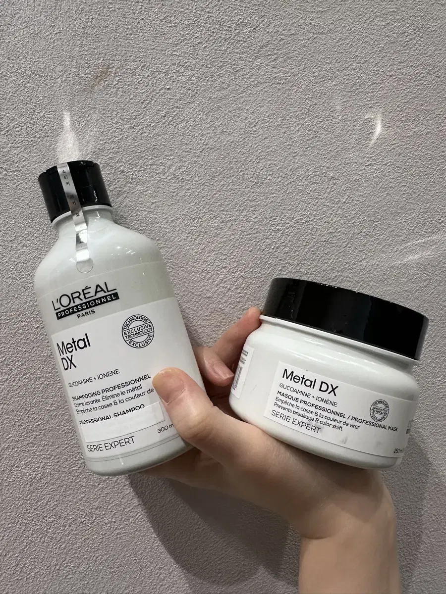 로레알 프로페셔널 메탈 DX 샴푸 300ml + 마스크 250ml 세트