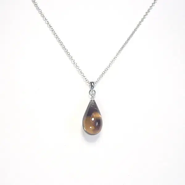 연수정 목걸이 드롭목걸이 smoky quartz pendant