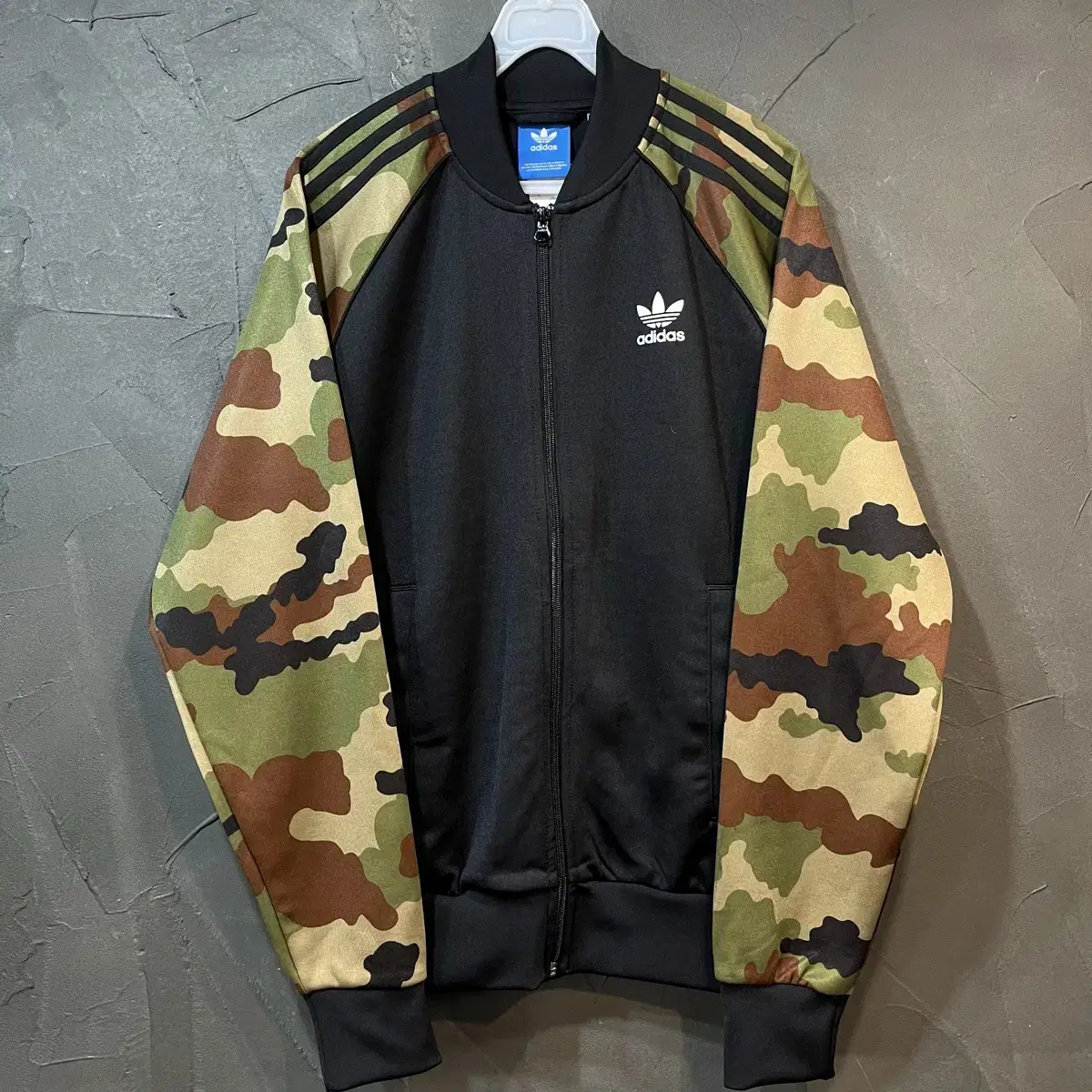 [M] ADIDAS 아디다스 카모플라쥬 배색 슈퍼스타 져지