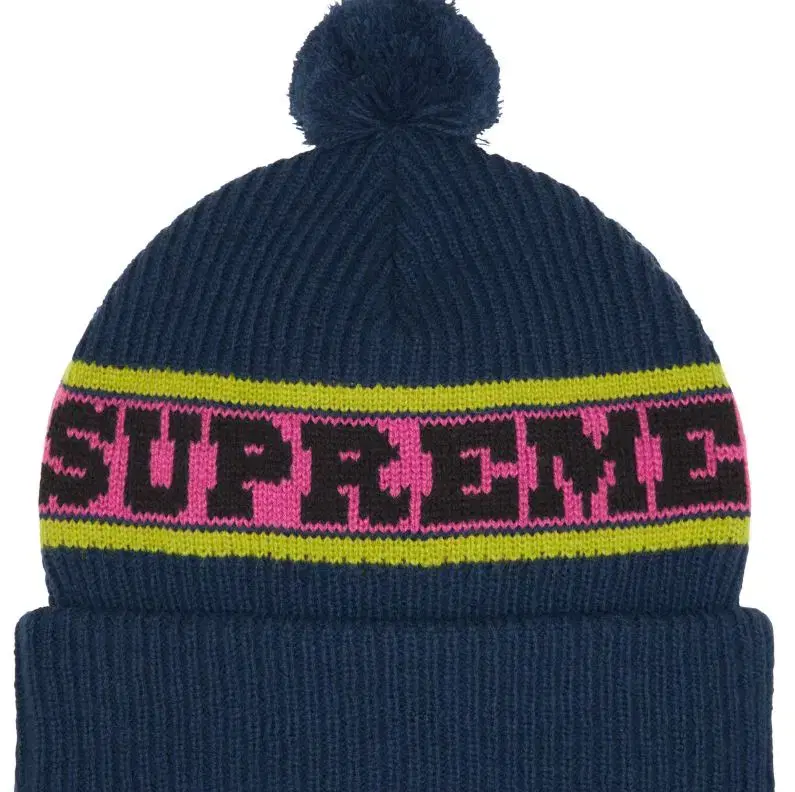 Supreme Big Stripe Beanie Navy - 24FW