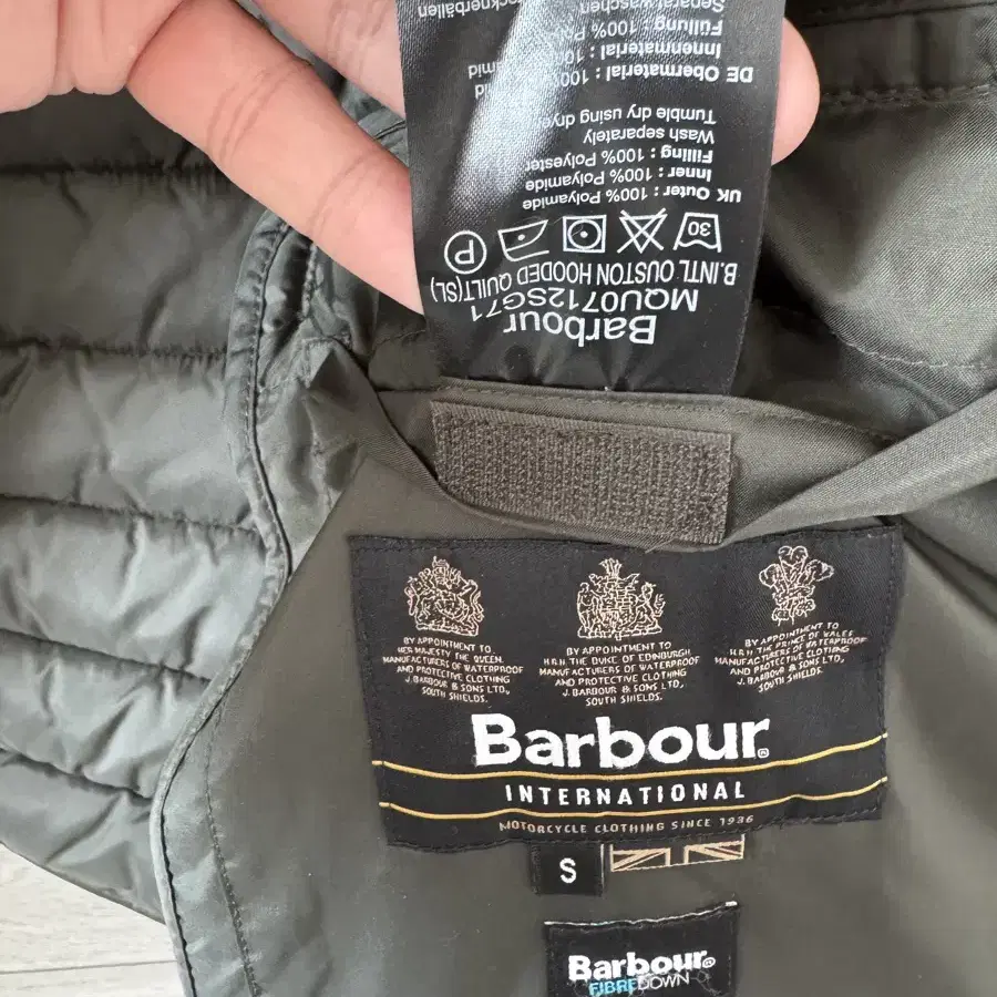 Barbour ouston 퀼팅자켓 s사이즈