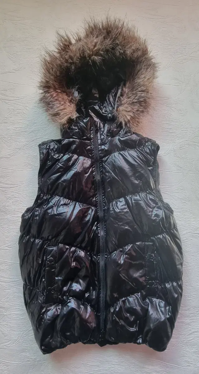 Vintage Y2K Punk Faux Fur Padded Vest