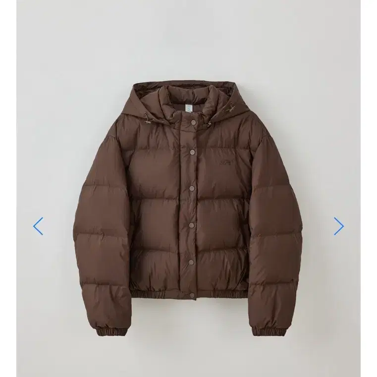 타낫 패딩 브라운 Muddy puffer jacket (brown)