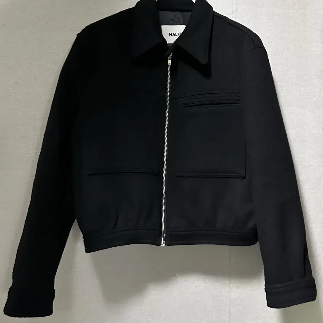 알렌느 3D wool  jacket ver2(black/2size)