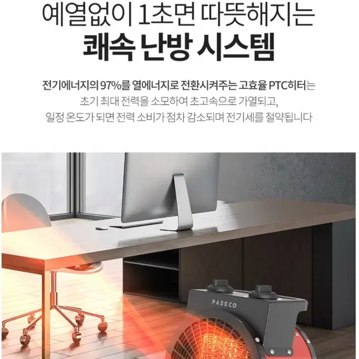 파세코 PPH-3K 전기히터