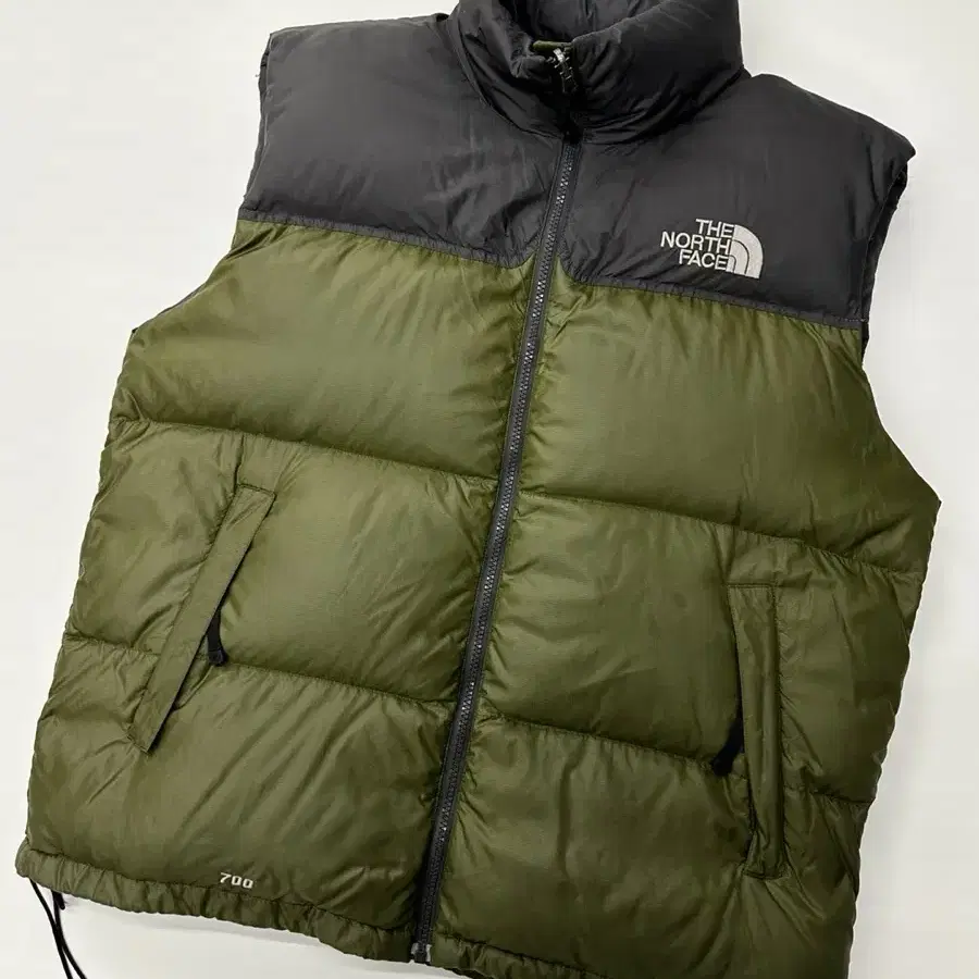 The North Face 노스페이스 700 카키 눕시 다운 베스트