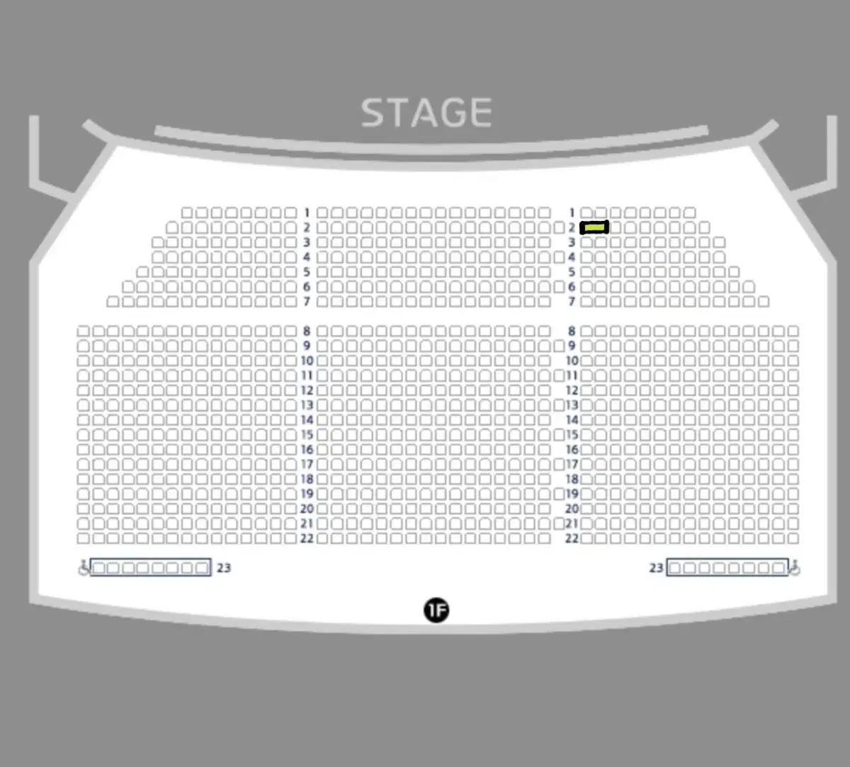 지킬앤하이드 1/4 전동석 VIP 2열 1석