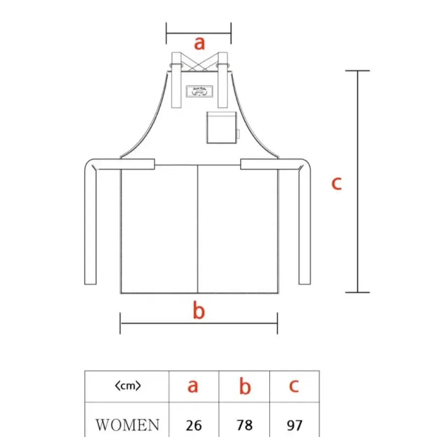 칸데오레더 반츠 블랙팟 미용 바버 앞치마