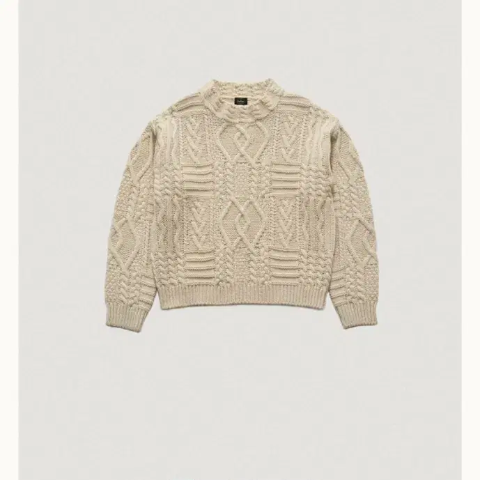 더바넷 피셔맨 니트 Ivory Fisherman Knit Sweater