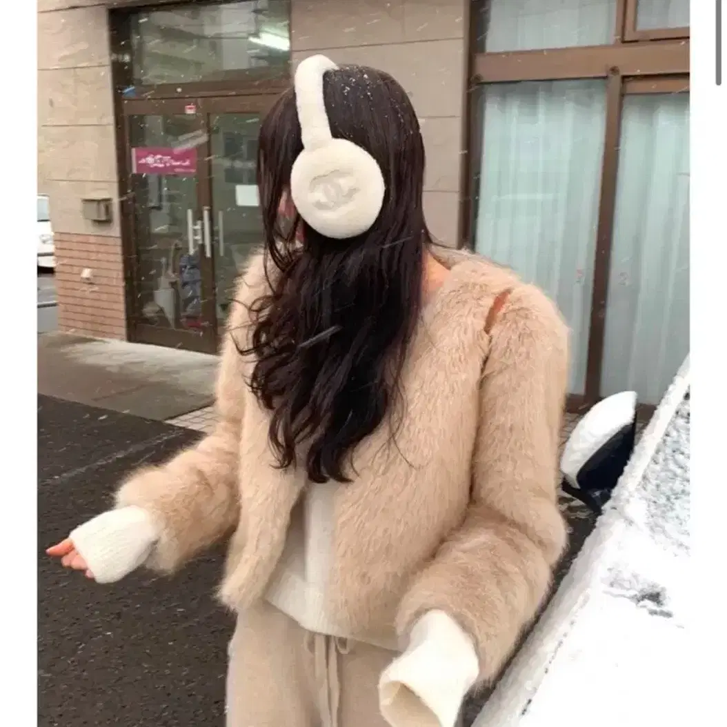 르플레인 퍼자켓 muse fur jacket