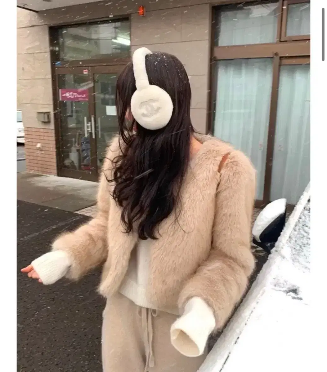 르플레인 퍼자켓 muse fur jacket