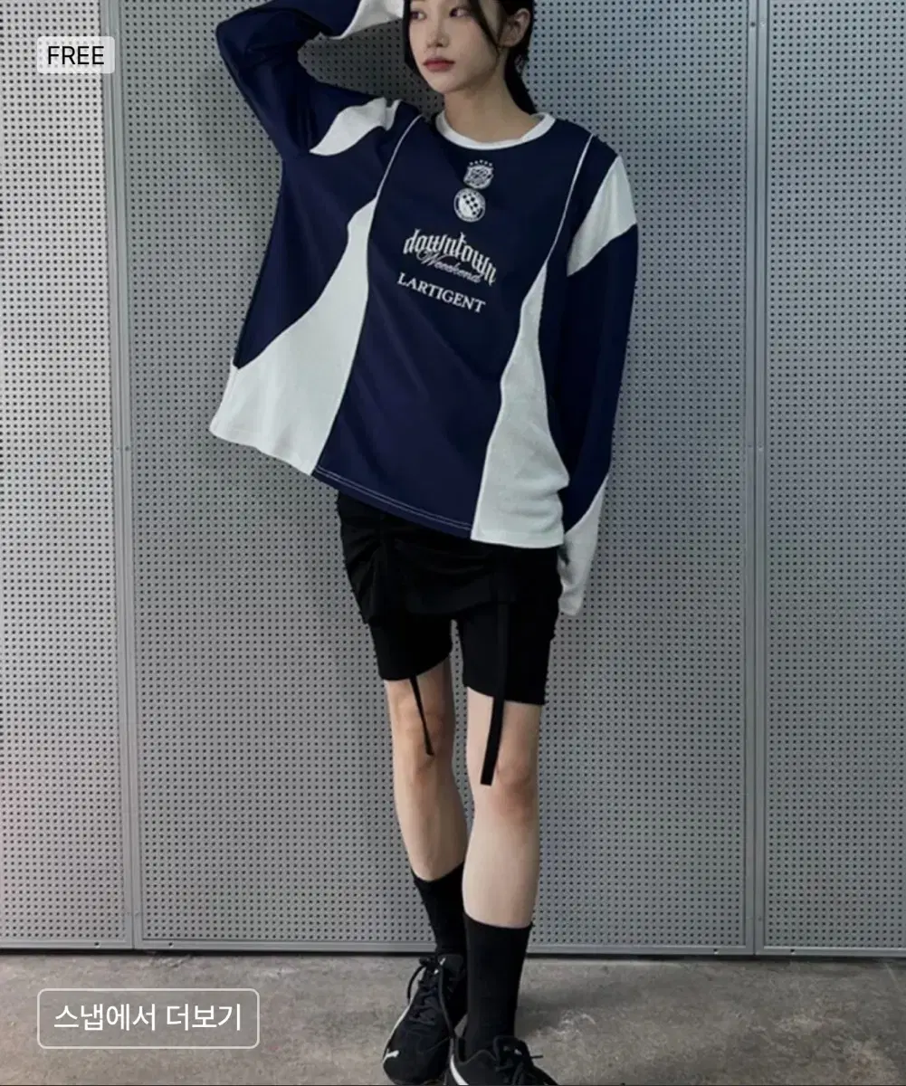 라티젠 BLOCK JERSEY TOP 저지탑