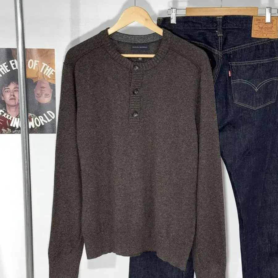 L/ Brown Wool Sweater/ N33