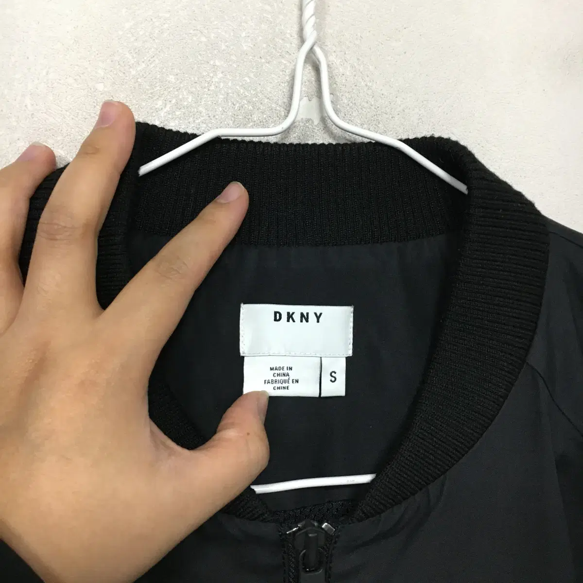 dkny 도나카란 여성 롱 항공 점퍼 S