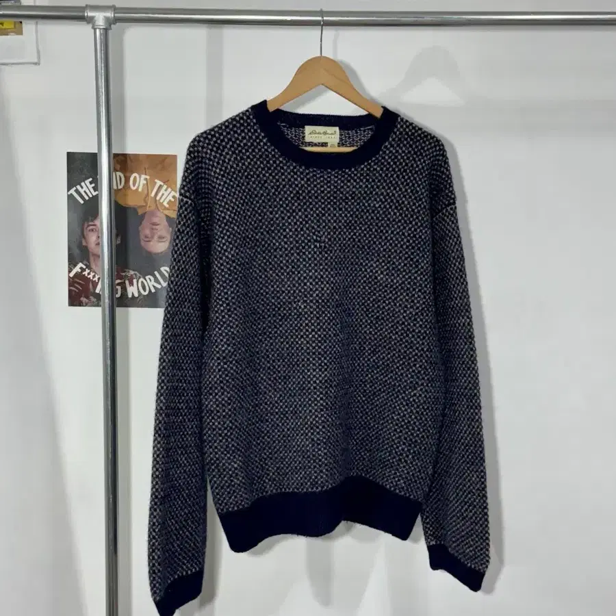 L/ Eddie Bouer pattern Sweater/ N34