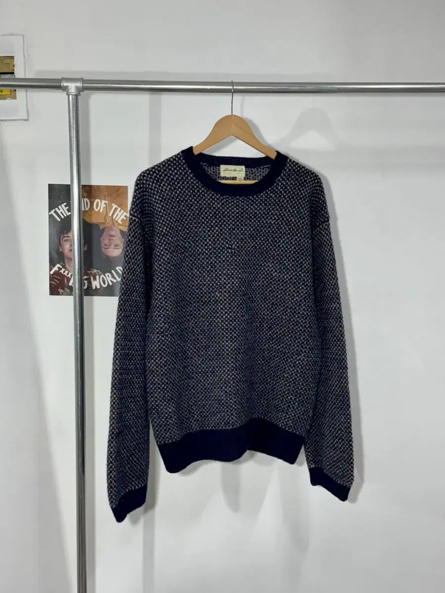 L/ Eddie Bouer pattern Sweater/ N34