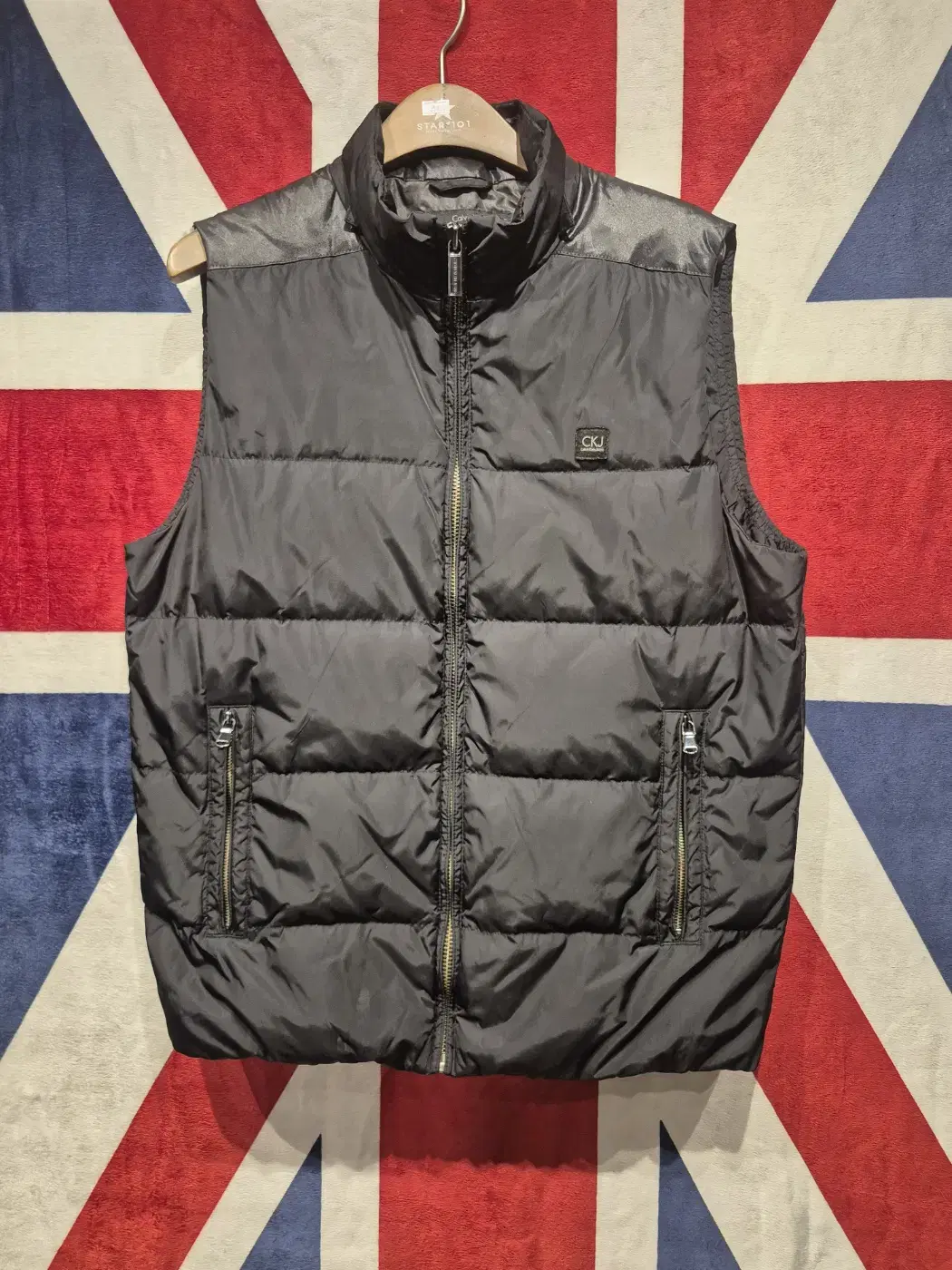 [L] Calvin Klein Duck Down Puffer Vest Black