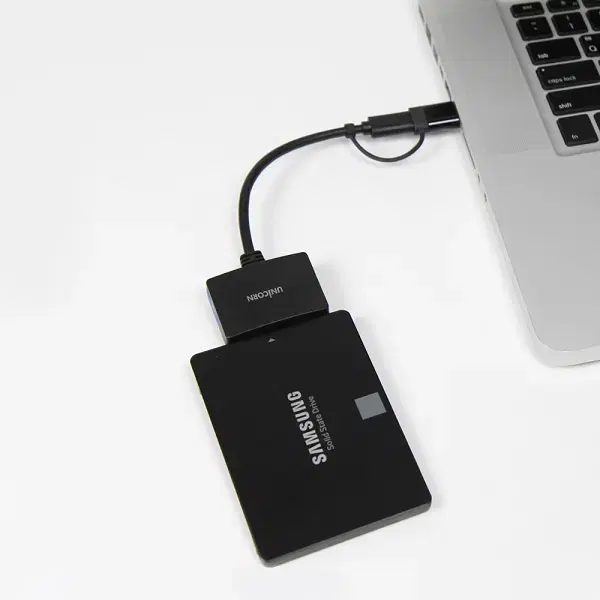 듀얼포트 USB3.0 SATA 변환 컨버터