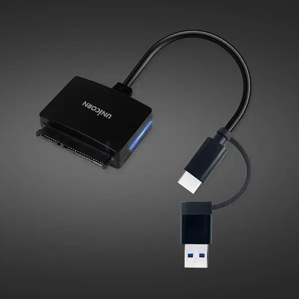 듀얼포트 USB3.0 SATA 변환 컨버터