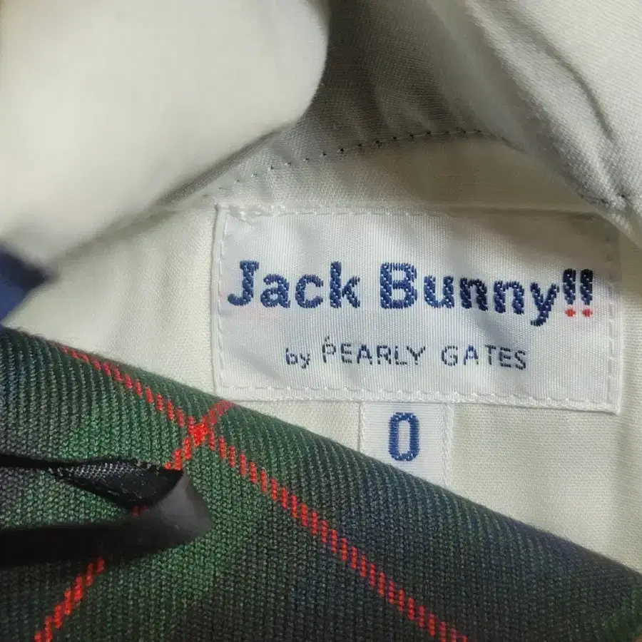 Jack Bunnny 잭바니 여성 추동용 체크 미니스커트