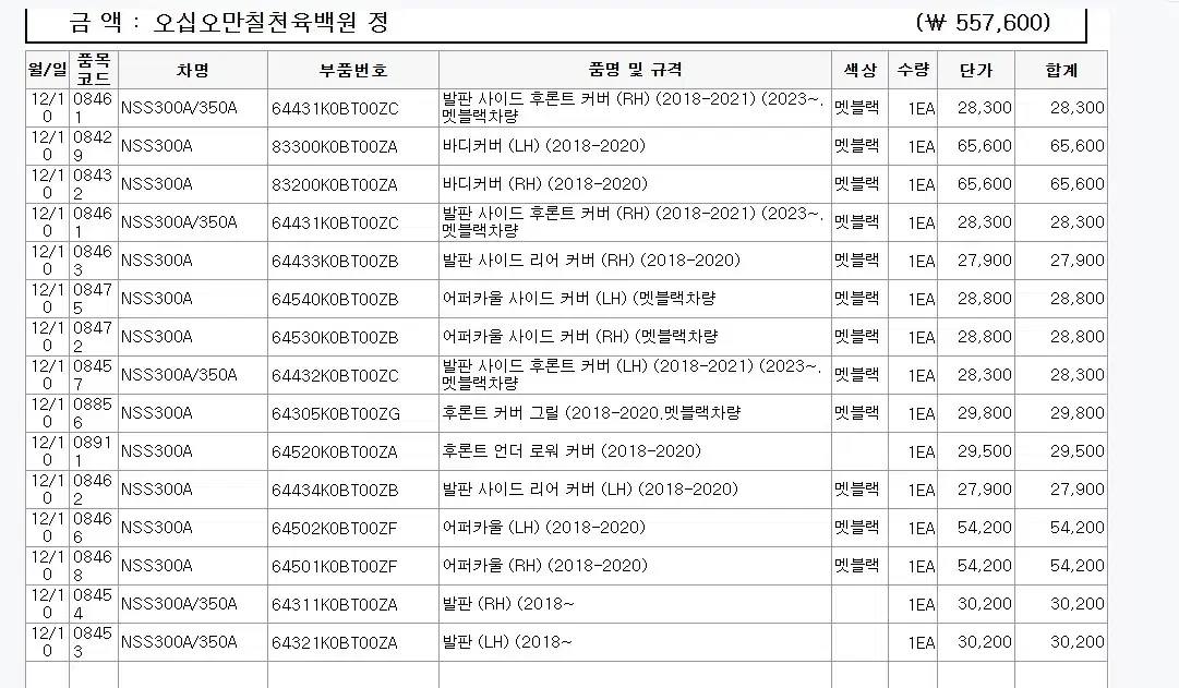 포르자300 커버 set팝니다