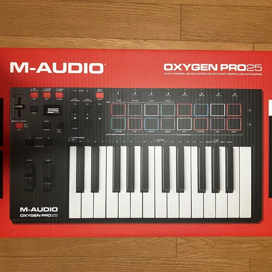 M Audio Oxygen Pro 25 미디 컨트롤러 마스터 키보드