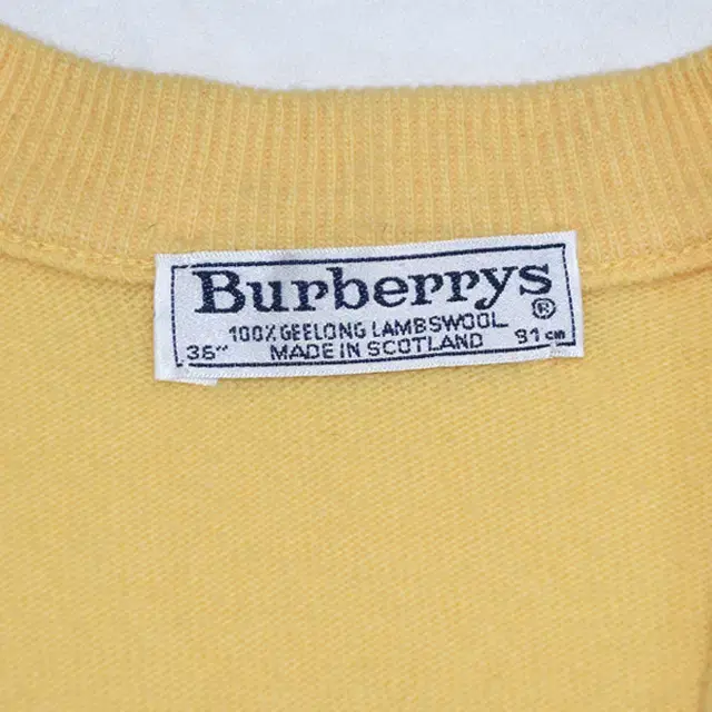 made in scotland Burberrys 울가디건