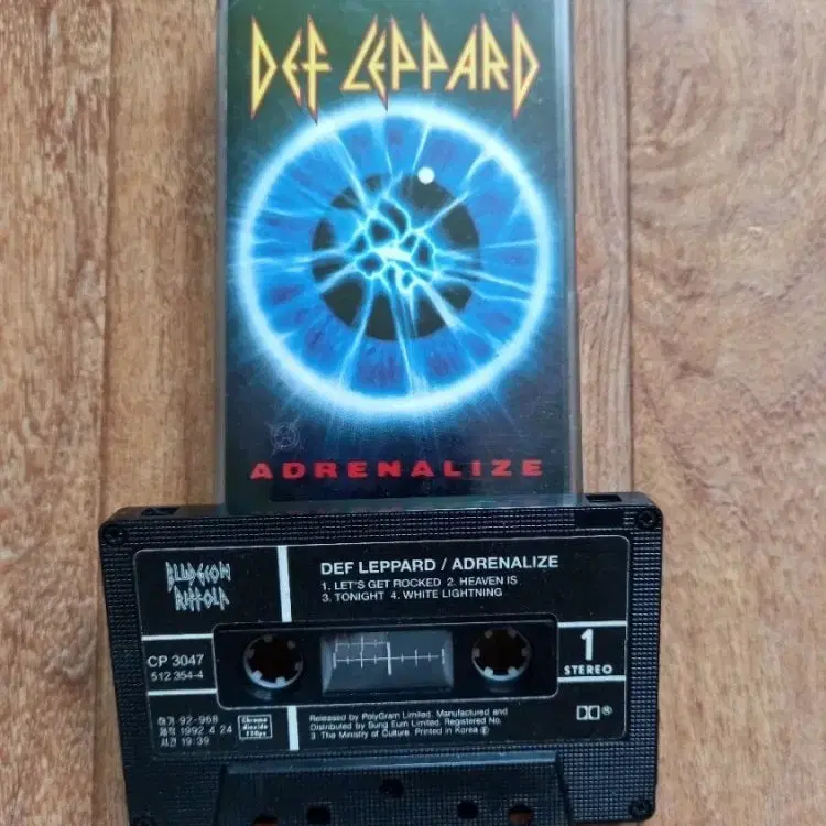 def leppard 카세트테이프 데프레퍼드