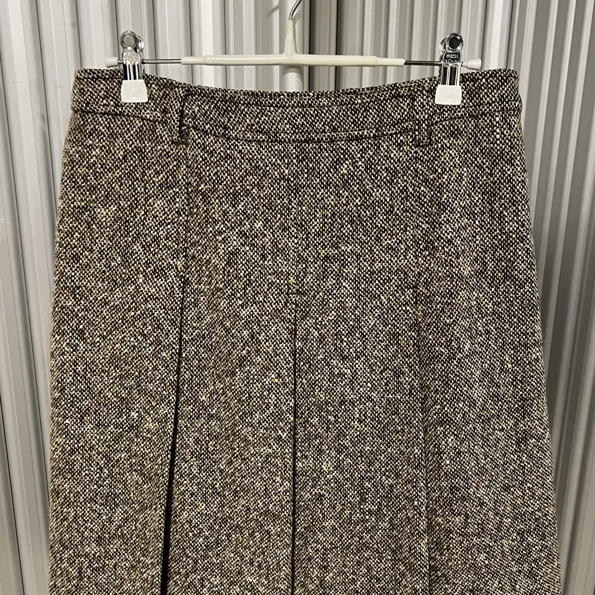 miumiu wool skirt