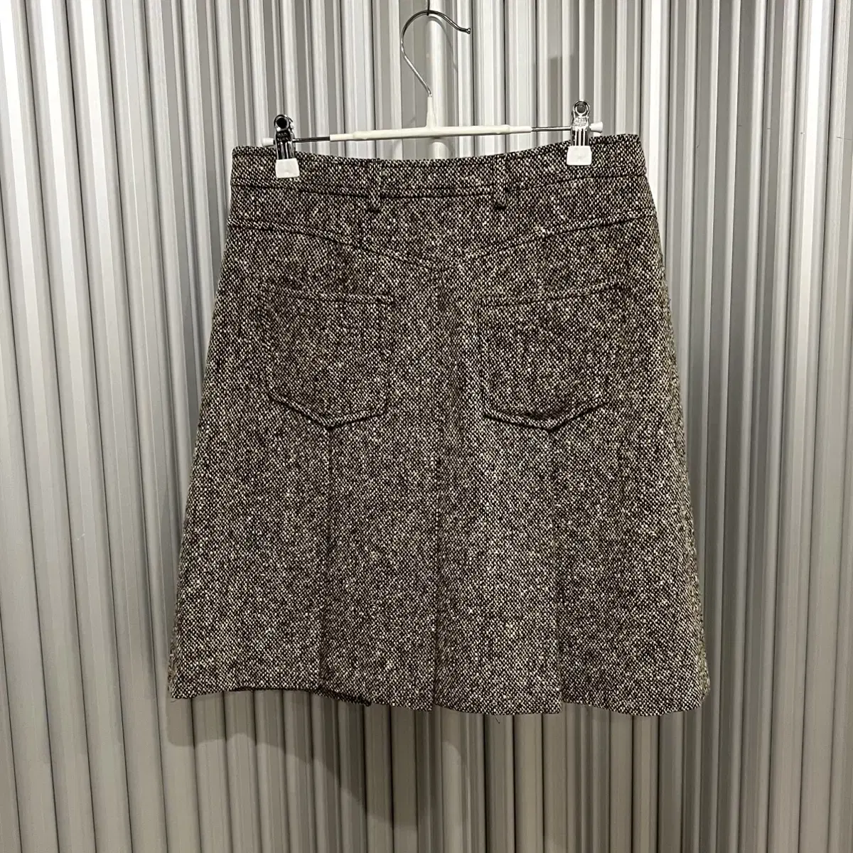 miumiu wool skirt