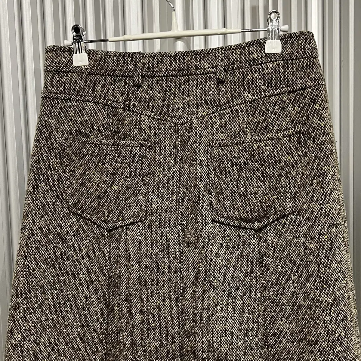 miumiu wool skirt