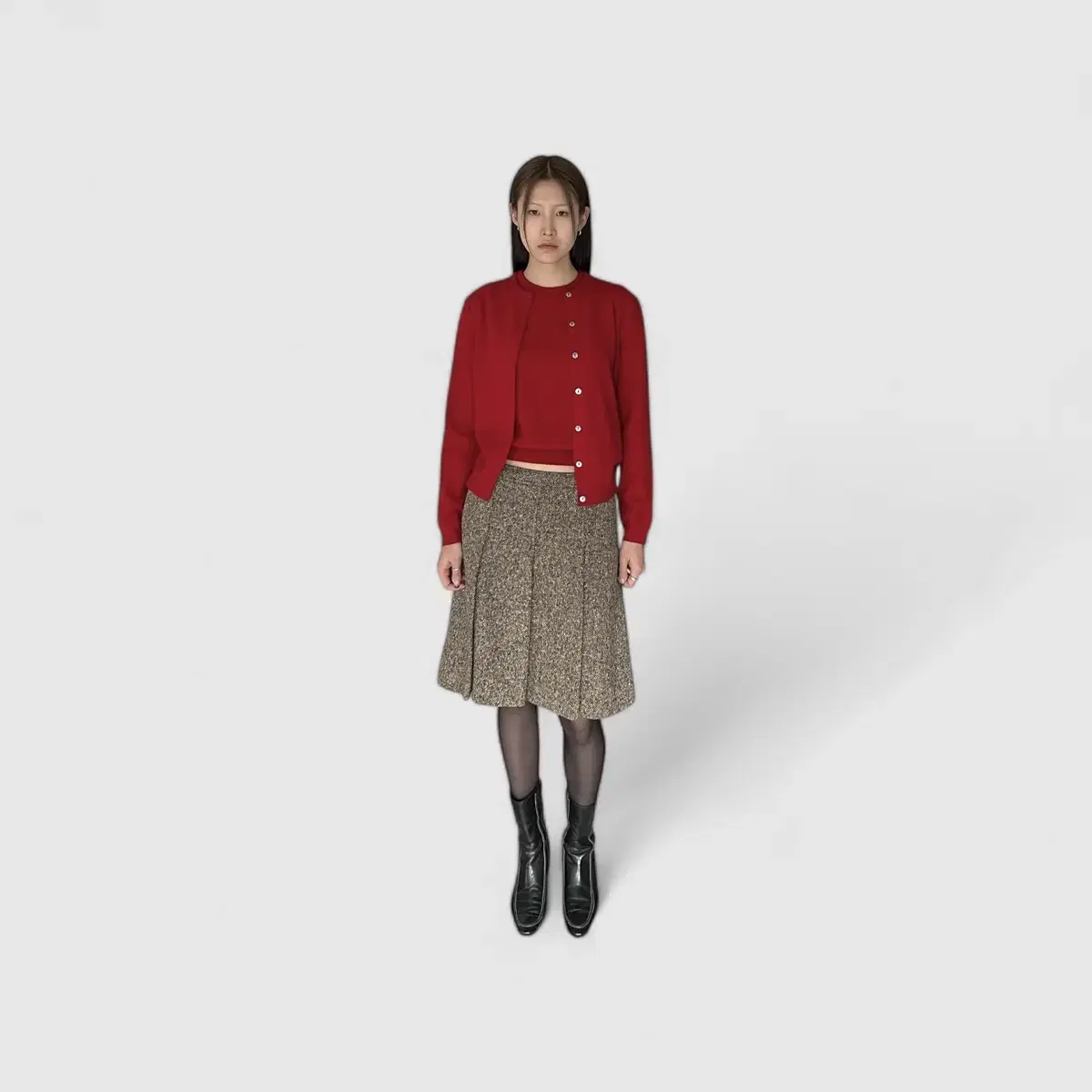 miumiu wool skirt