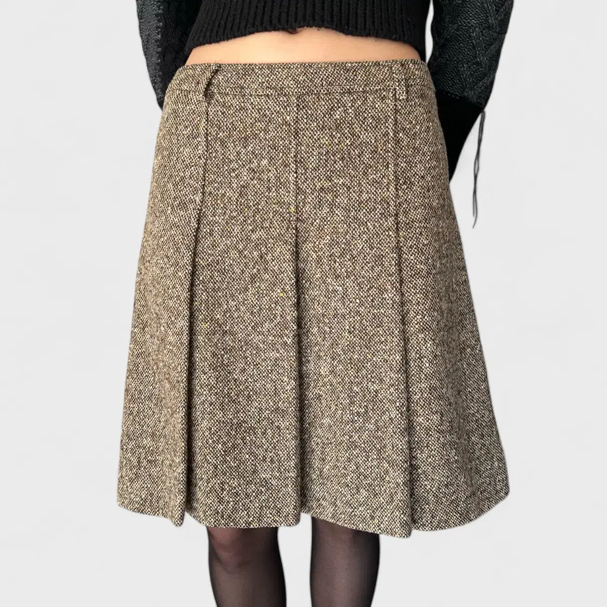 miumiu wool skirt