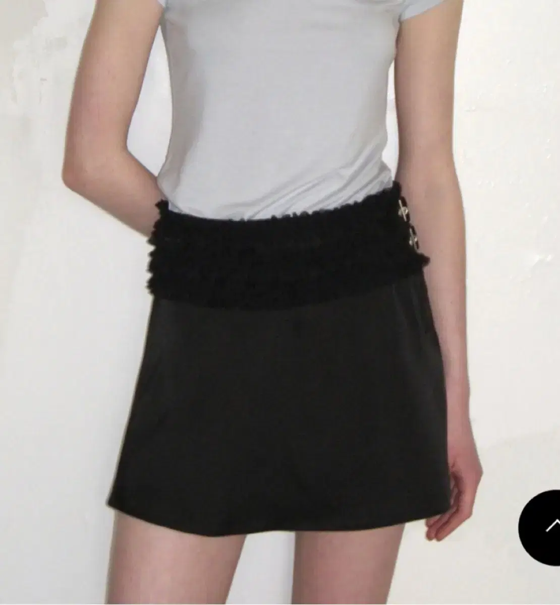 (Free Shipping)Seynoon Two-Buckle Skirt