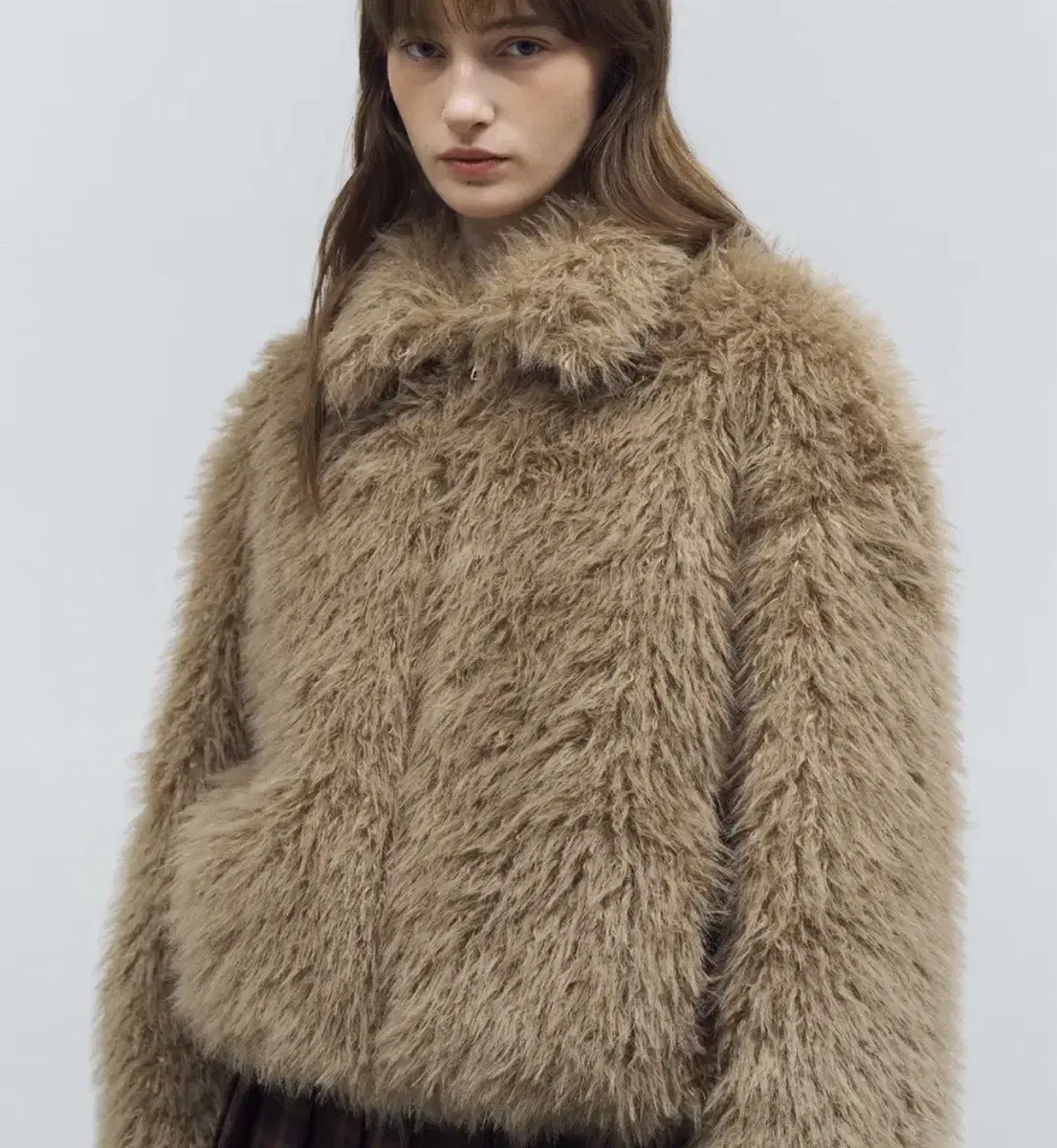 도프셉 퍼 자켓 Vegan Fur Shearling Jacket