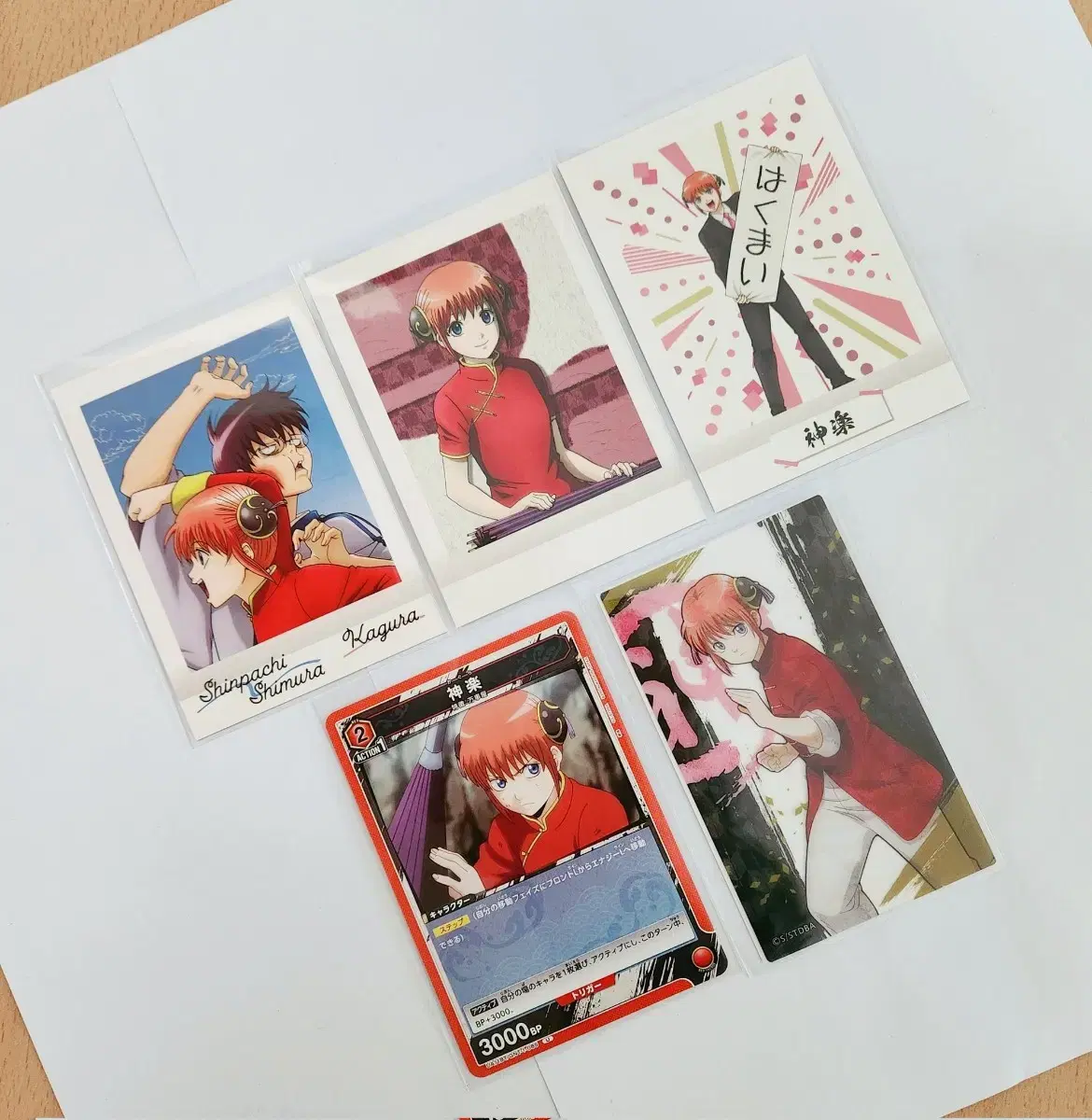 [Chapter 5 Bulk] Gintama Pashakore 4th Kagura (Shinpachi) Arena kard Clear Sheet