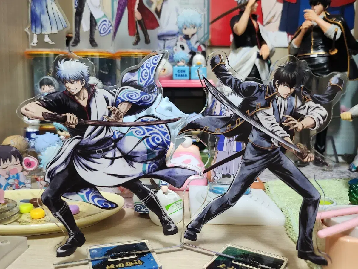 Gintama Bandai Namco pop up acrylic Hijikata/Gintoki bulk Sells