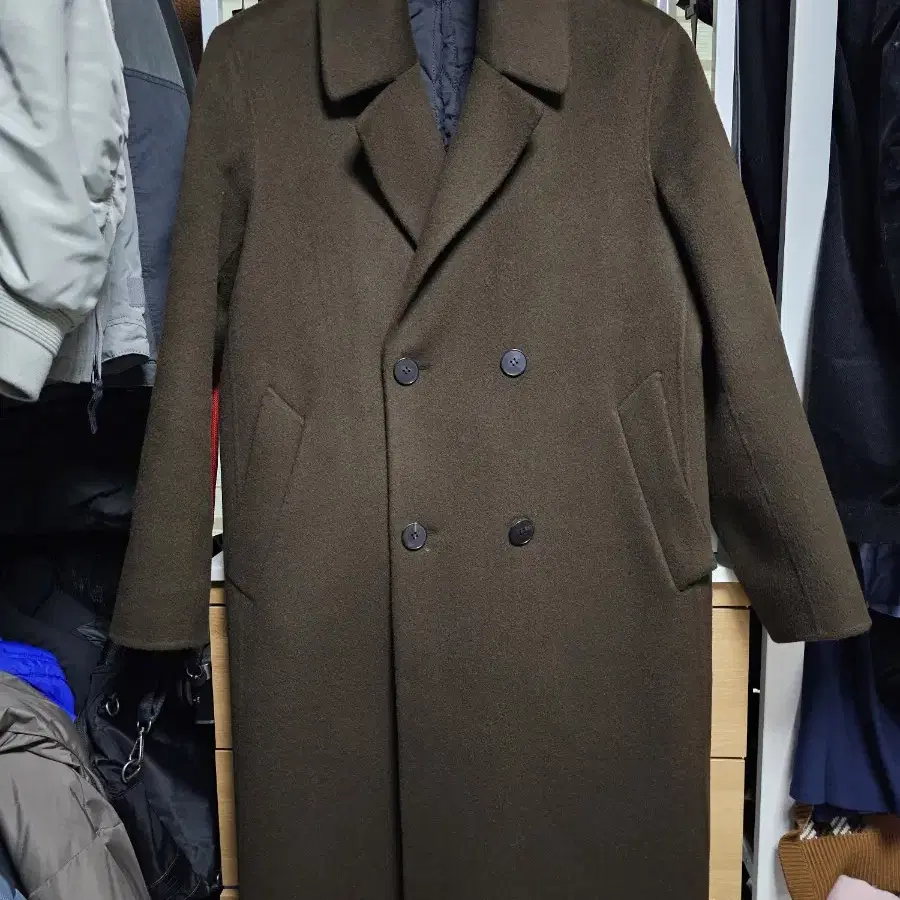 마마가리 BACK PADDING DOUBLE COAT