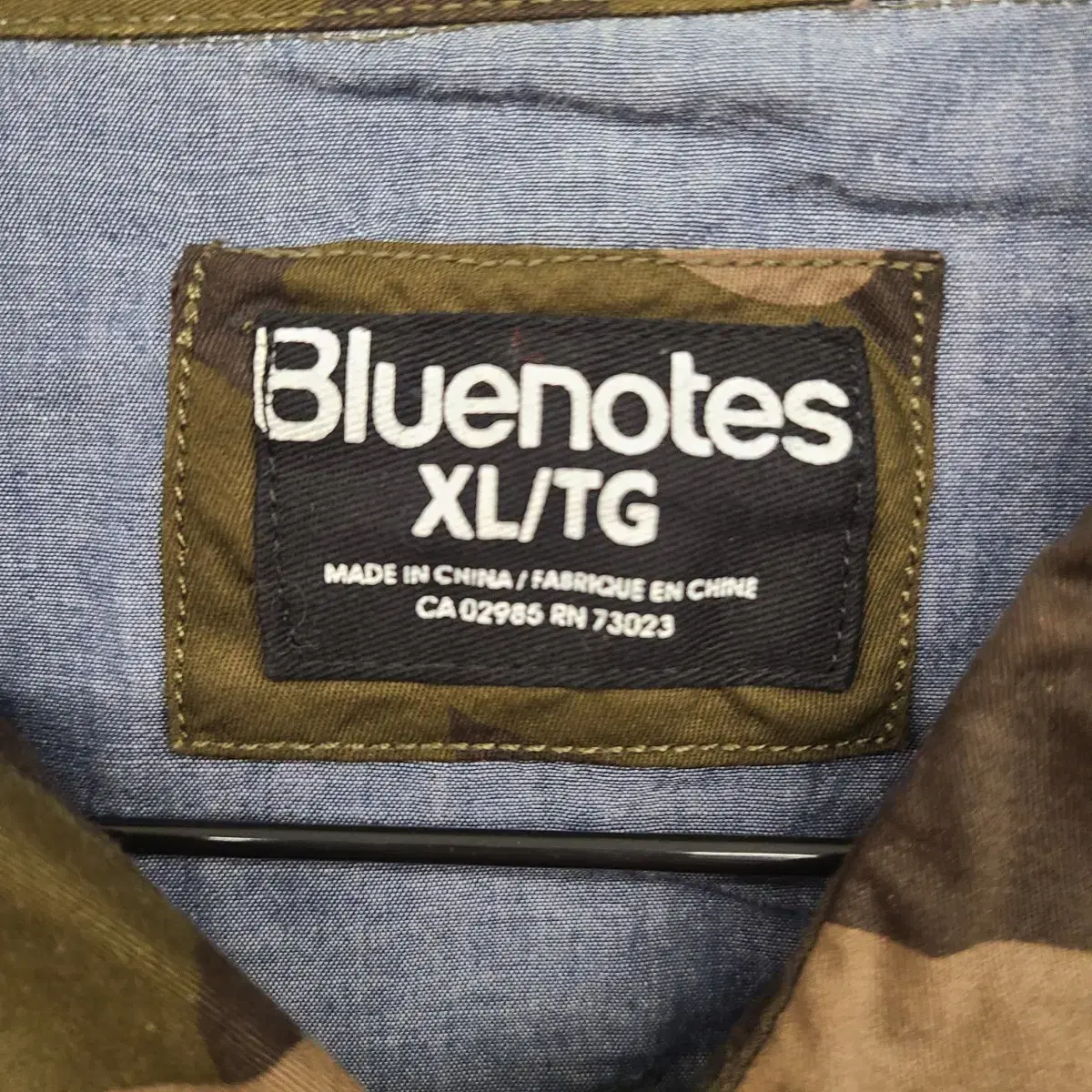 [105/XL] Bluenotes 밀리터리 네이티브 패턴 셔츠