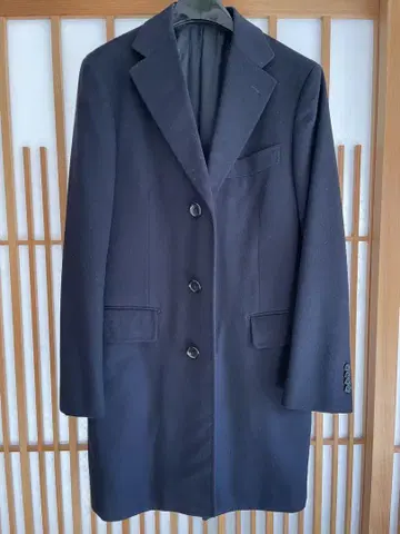 UNITED ARROWS UAD 울 캐시미어 체스터필드 코트