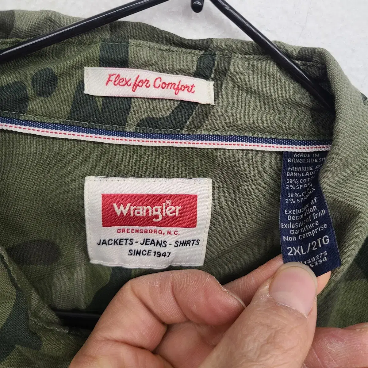 [115/3XL] WRANGLER 랭글러 네이티브 패턴 셔츠