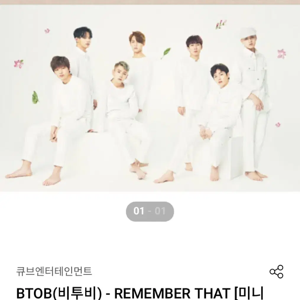 비투비 미니8집 remember that 리멤버댓 앨범 양도